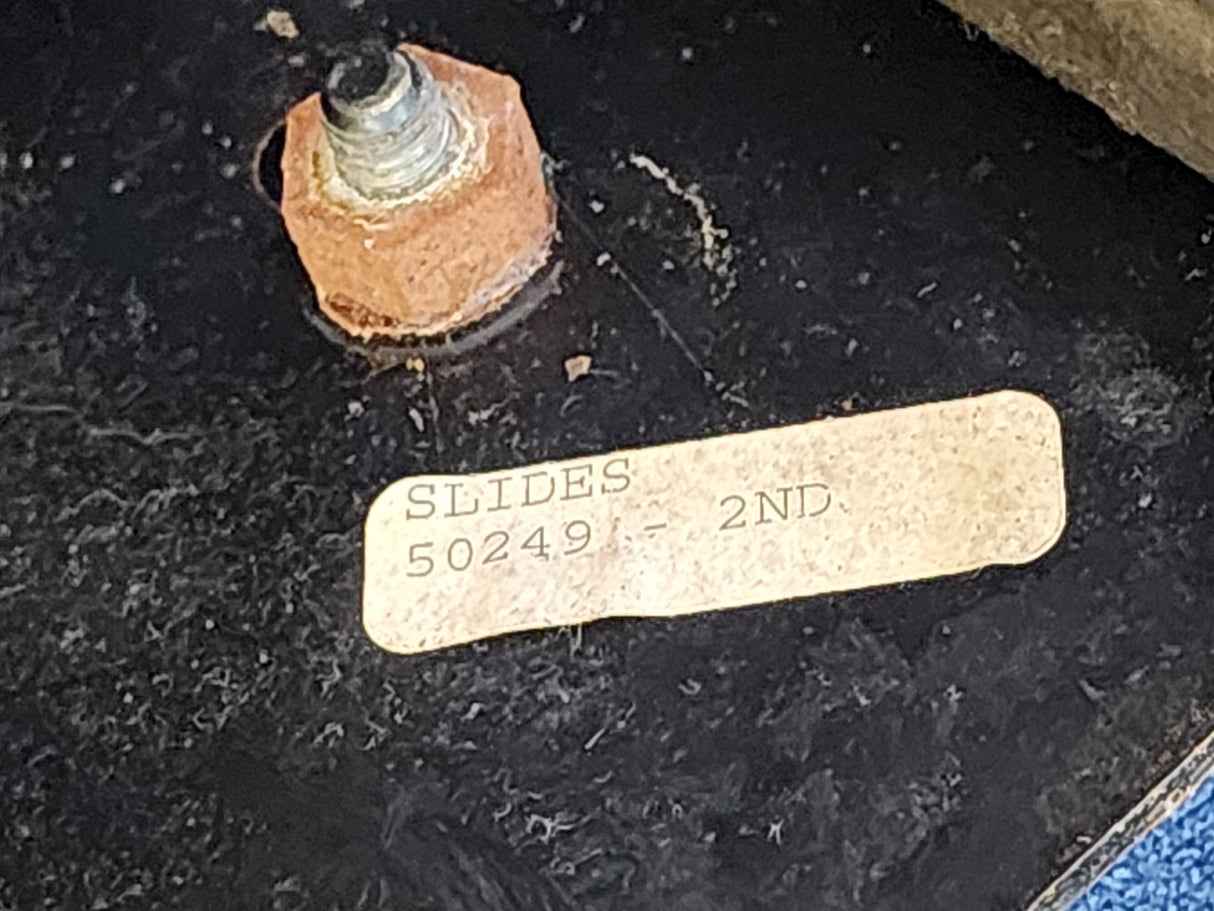 Bostrom T915 Freightliner Cascadia Blue Cloth Air Ride Seat with Mounting Plate For Sale