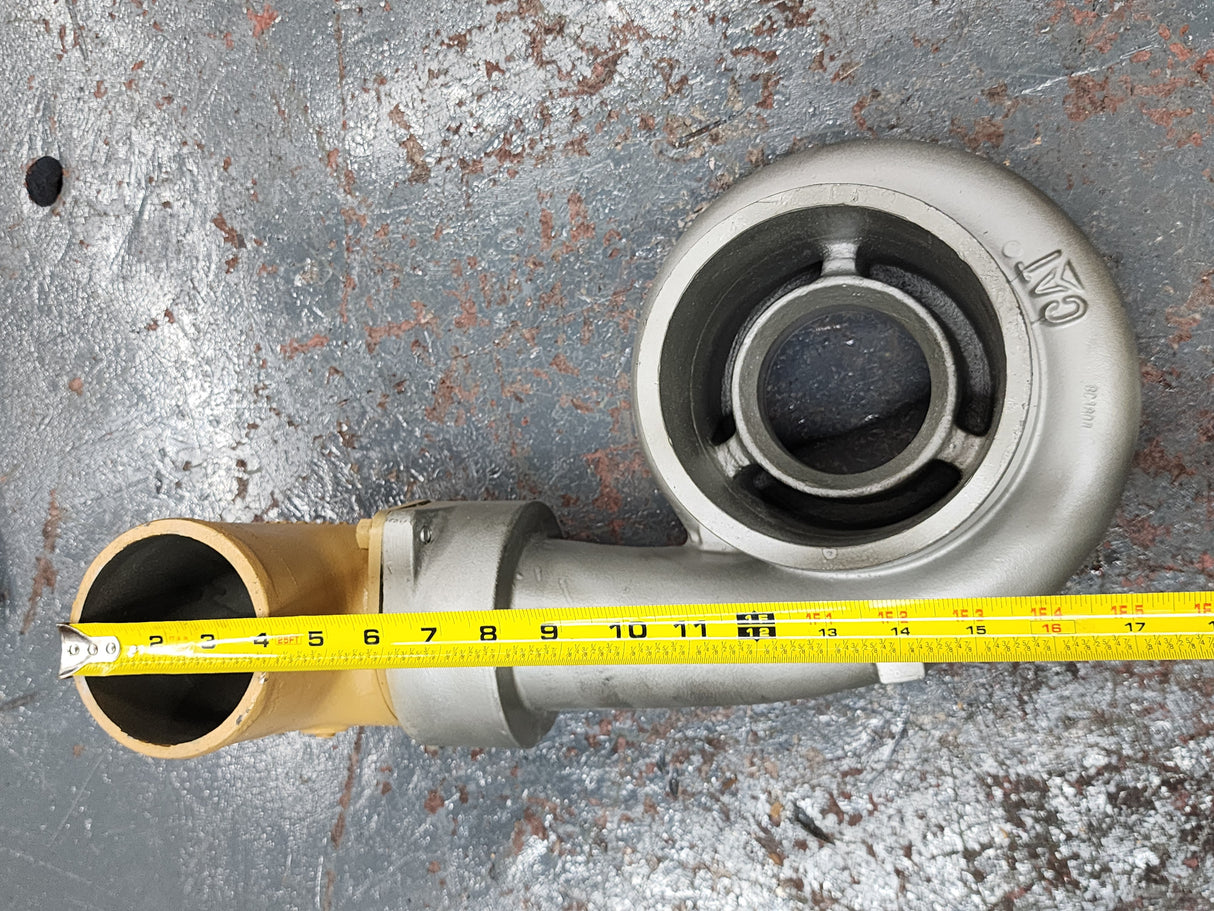 Caterpillar C15 Diesel Engine Turbine (Turbo Shell) with Turbo Intake Elbow Tube 7W-3144-4-