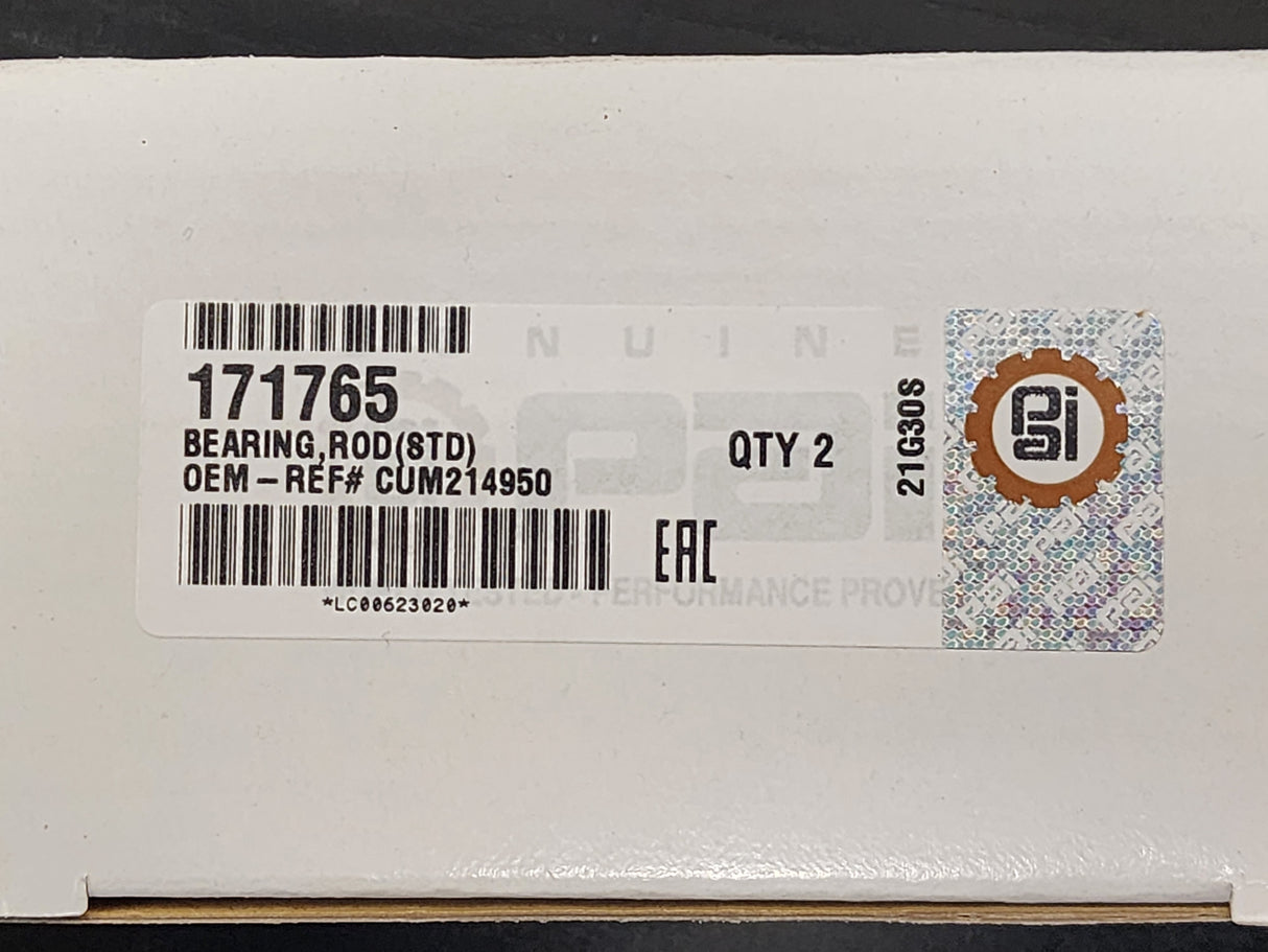 Cummins 855 Bearing ROD (STD) 171765F For Sale