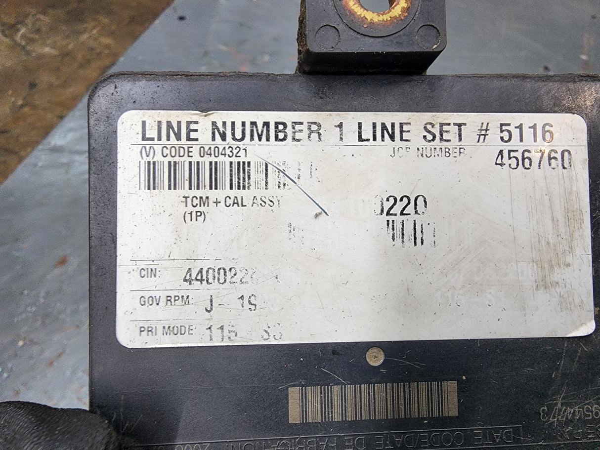 Allison TCM Part # 29544773, Model No. A41, e11, 10R022849