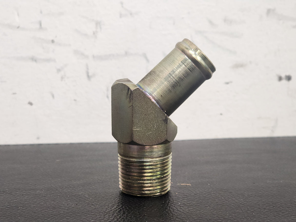 Mack Diesel Engine Hose Elbow For Fill Line Surge Tank Radiator Coolant Recovery