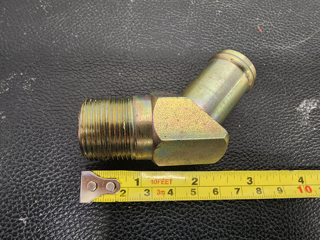 Mack Diesel Engine Hose Elbow For Fill Line Surge Tank Radiator Coolant Recovery