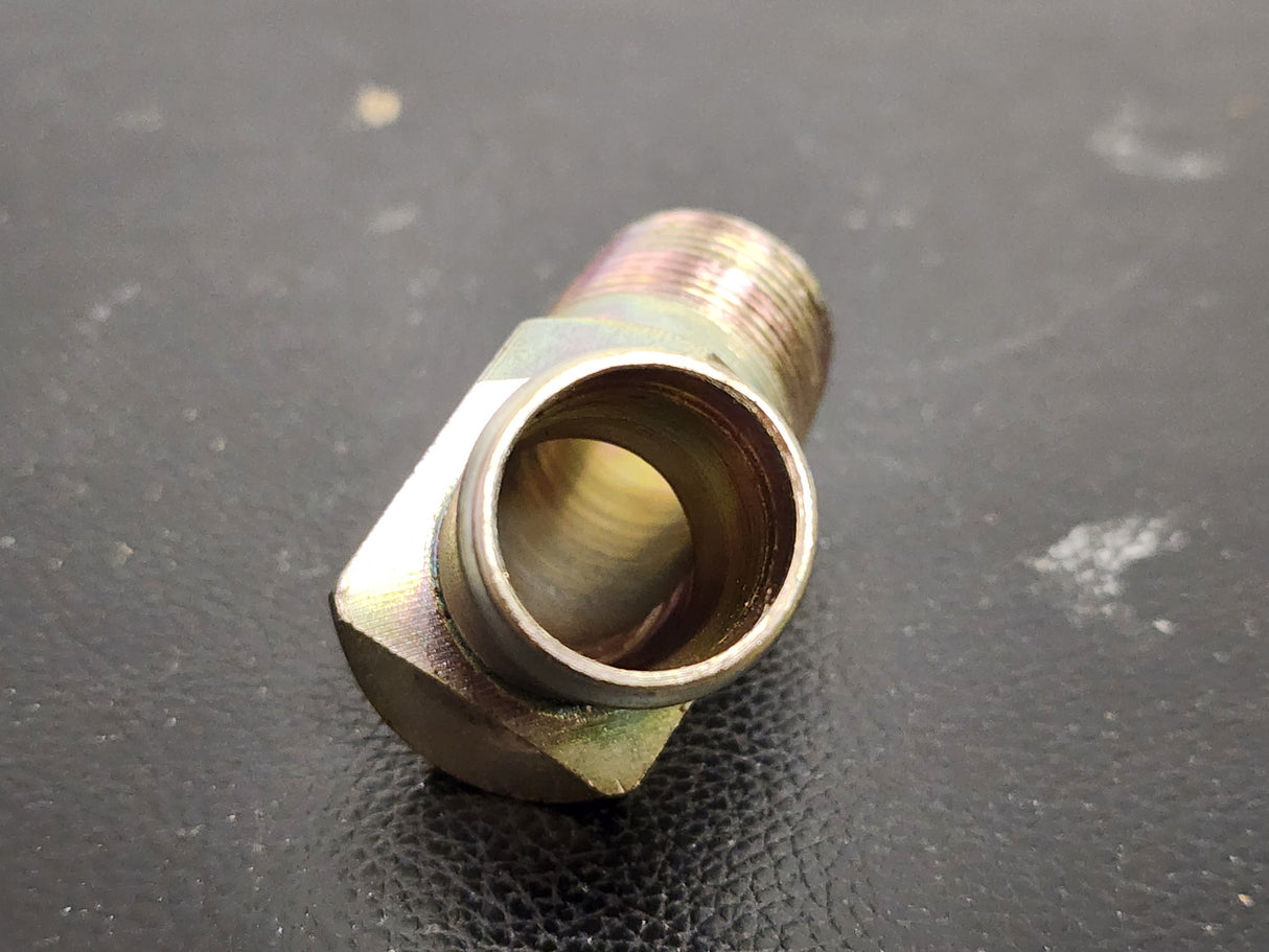 Mack Diesel Engine Hose Elbow For Fill Line Surge Tank Radiator Coolant Recovery