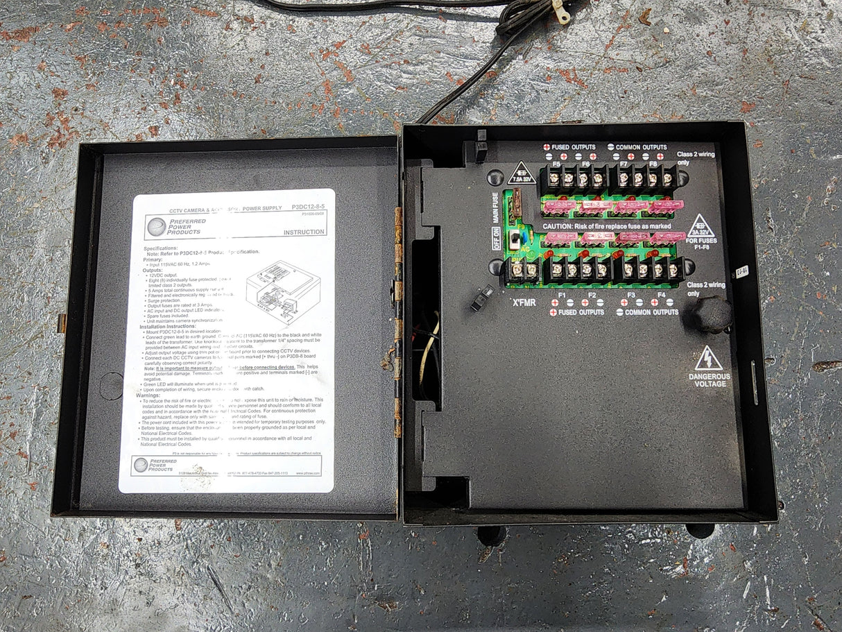 Preferred Power Products P3DC12-8-5 DC Power Supply For Sale