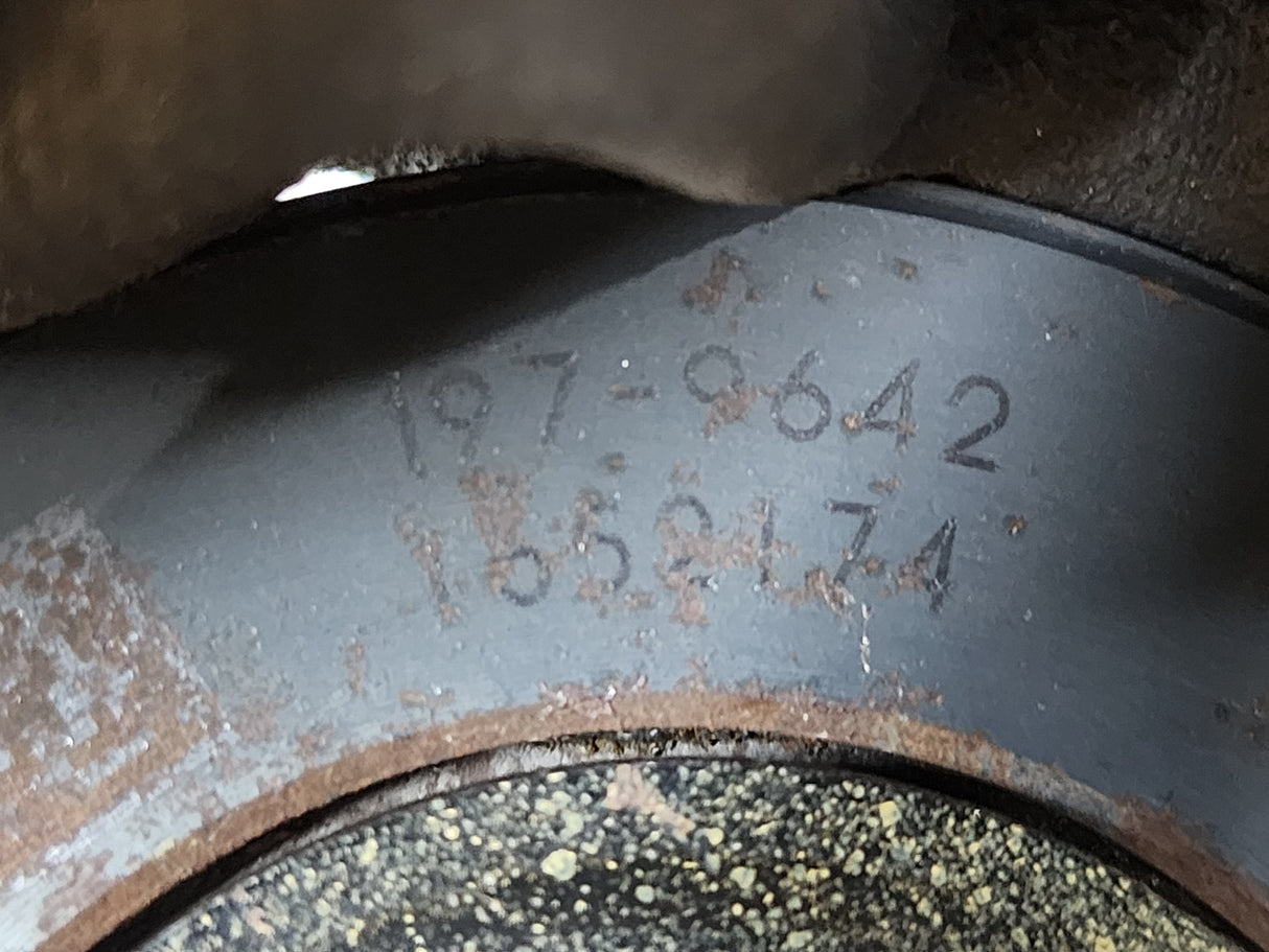 Caterpillar C13 Diesel Engine Support Bracket 222-2899-03- W/Tensioner Pulley 211-7895