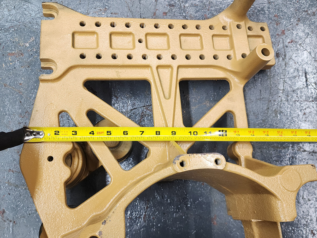 Caterpillar C13 Diesel Engine Support Bracket 222-2899-03- W/Tensioner Pulley 211-7895