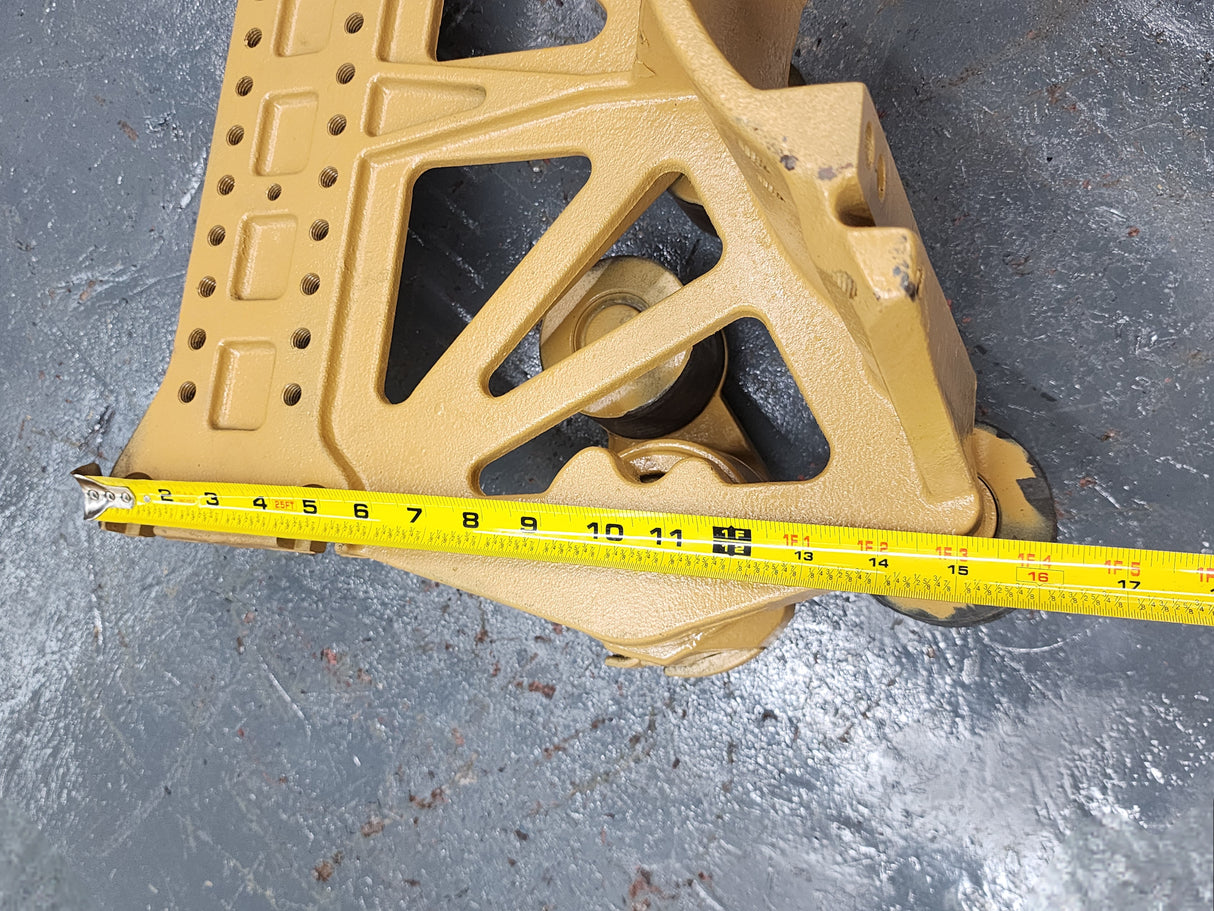 Caterpillar C13 Diesel Engine Support Bracket 222-2899-03- W/Tensioner Pulley 211-7895