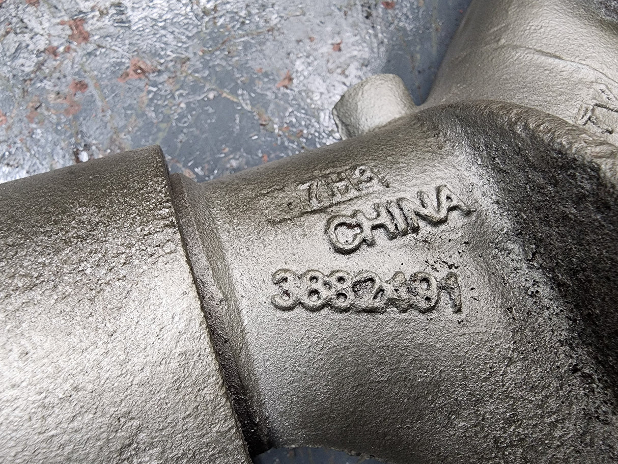 CUMMINS ISX Exhaust Manifold 3 Part For Sale, End Cast Part # 3882491, End Cast Part # 3882549, Center Part # 3682959