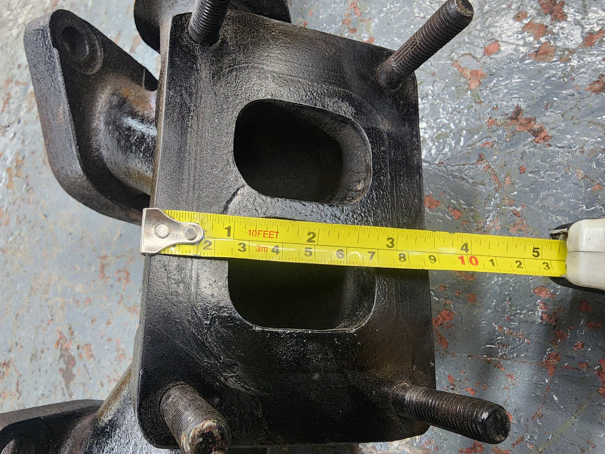 Mack E7 Exhaust Manifold 3-Part For Sale, OEM End Part Casting # 104GC5203AM, 104GC5203M