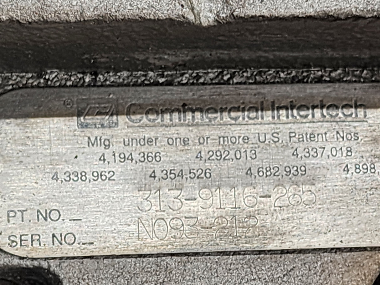 CHELSEA Parker PTO Pump W/ Hydraulic Pump 313-9116-265 For Sale