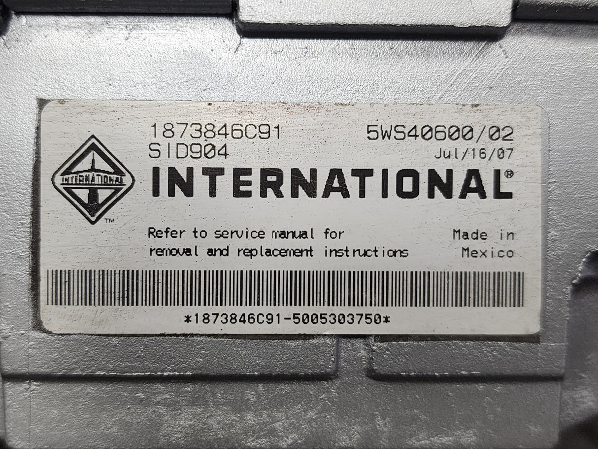 2007 International MAXXFORCE DT ECM 1873846C91
