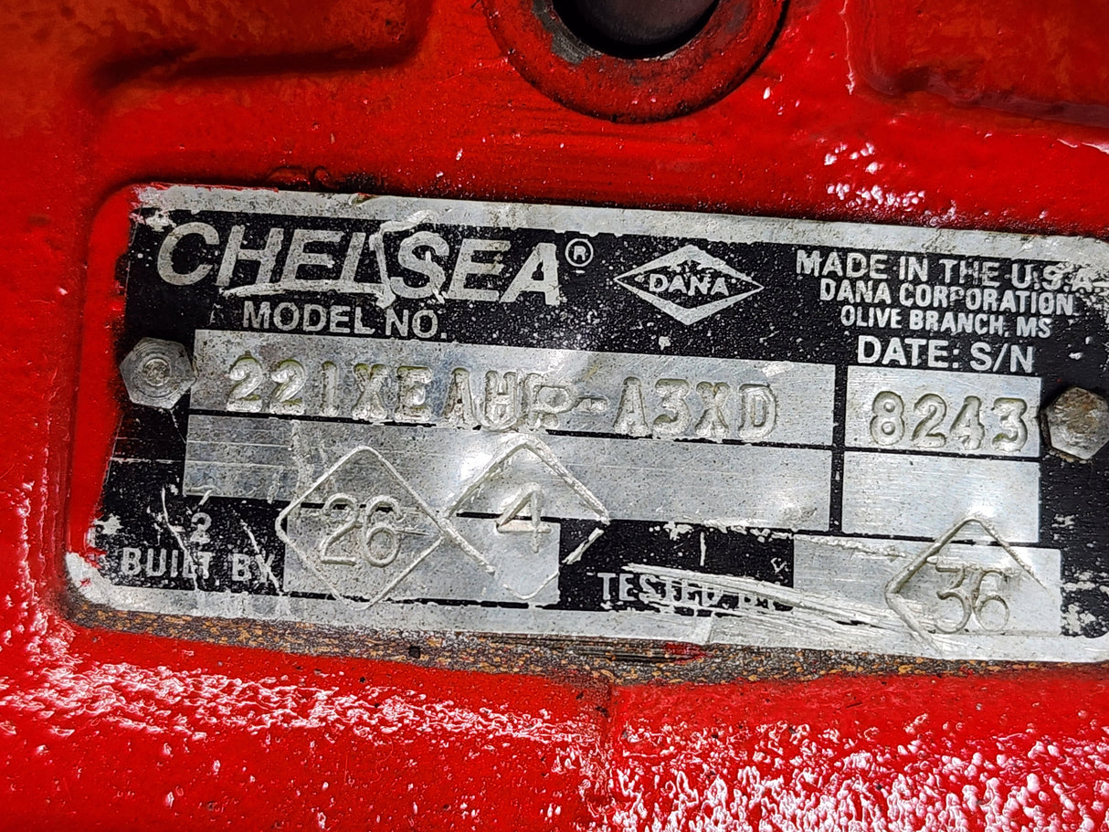 CHELSEA Parker 221XEAHP-A3XD PTO Pump For Sale, POWER TAKE OFF
