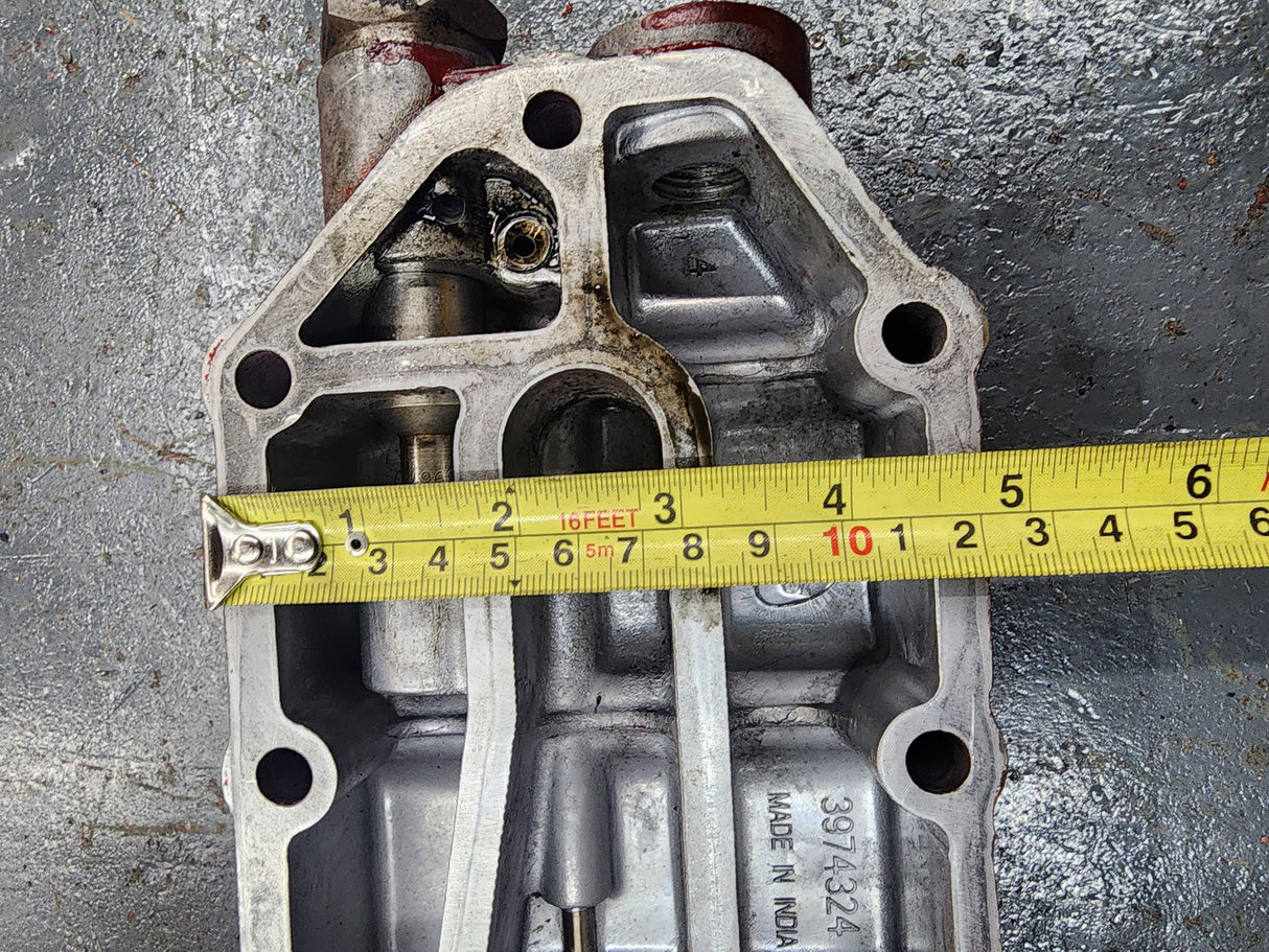 Cummins ISL 8.3L Diesel Engine Oil Filter Base Cooling Cover 3974324 For Sale