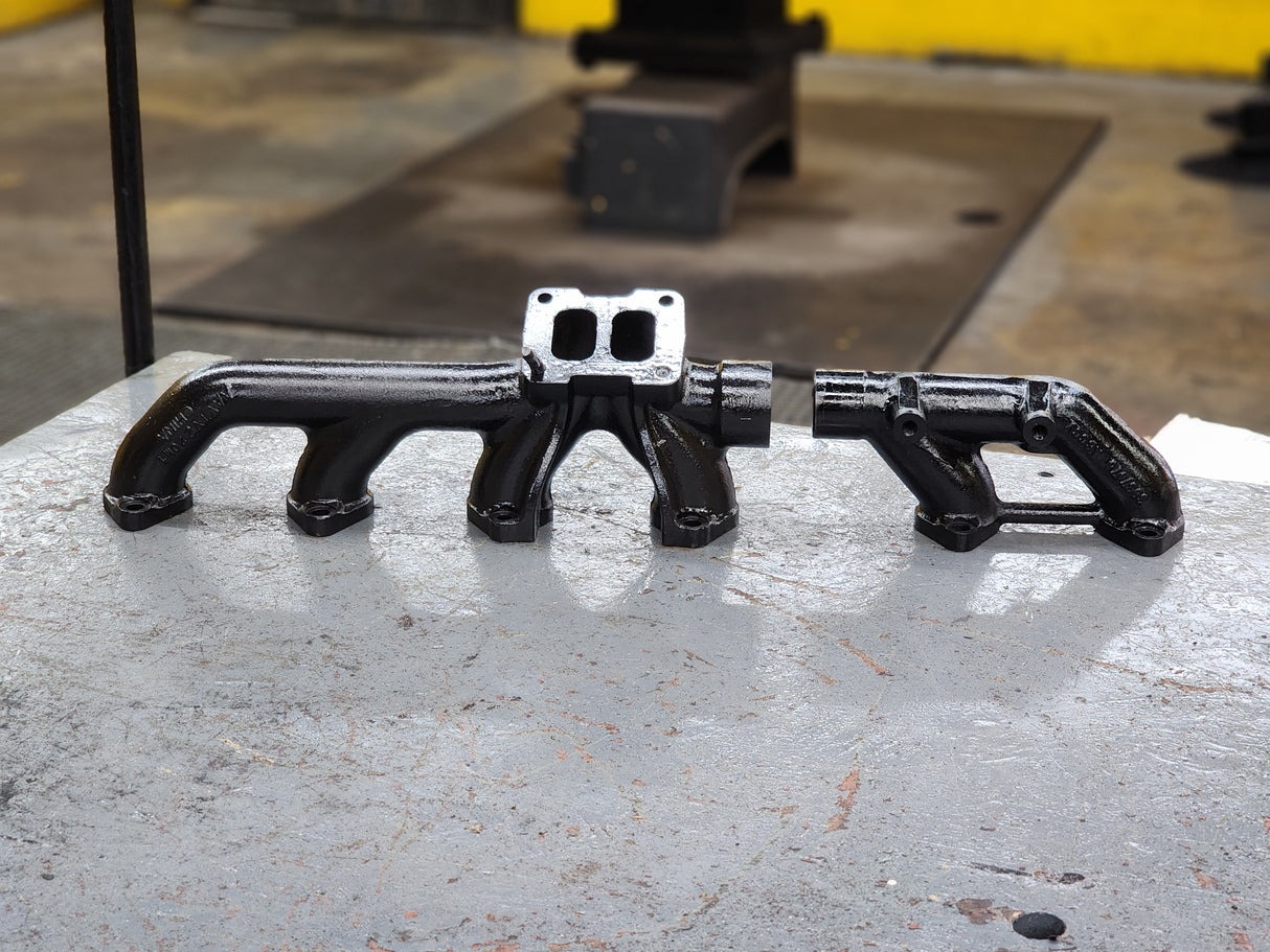 Cummins ISL Exhaust Manifold For Sale, Short Part # 3937478, Long Part # 3967973, 3968369