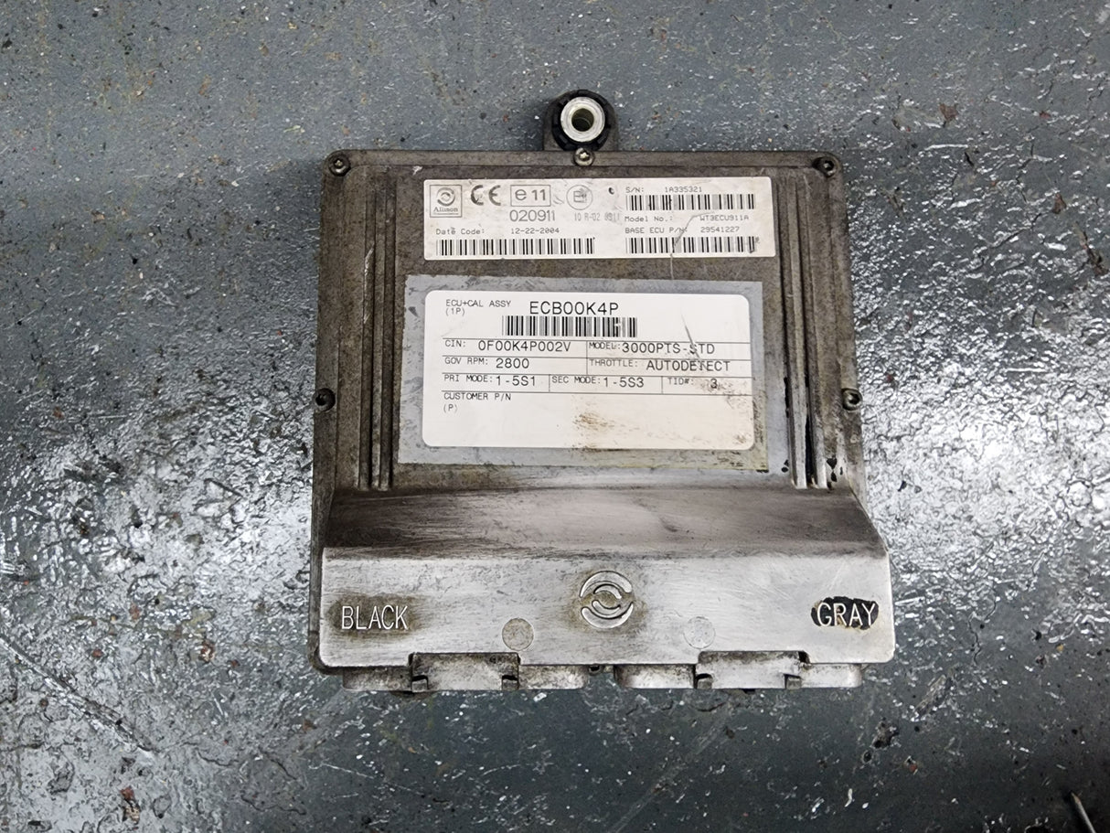 2004 Allison 3000PTS-STD Transmission Control Module (TCM) Part # 29541227