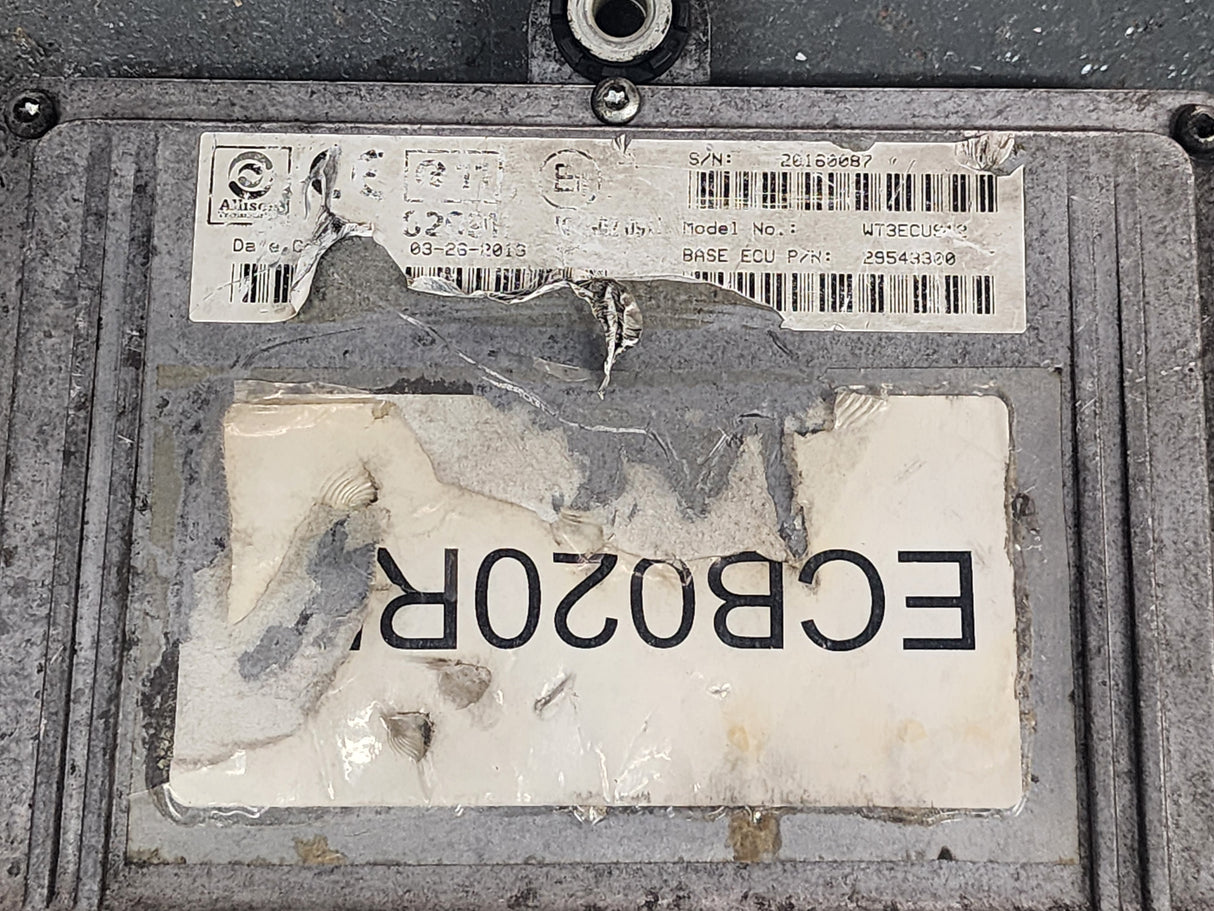 2013 Allison Transmission Control Module (TCM) Part # 29543300