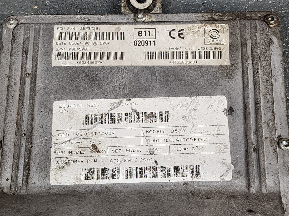 2000 Allison B500 Transmission Control Module (TCM) Part # 29537291