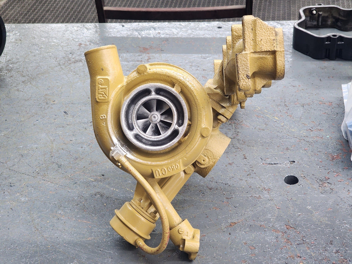 OEM Caterpillar 3116 / 3126 3-Part Exhaust Manifold w/ Turbocharger