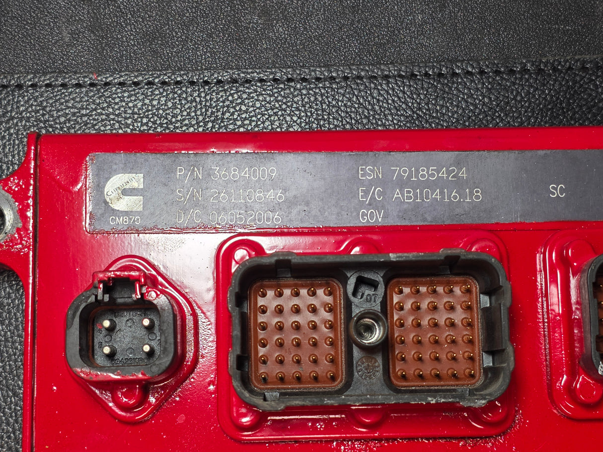 Cummins ISX Engine Control Module (ECM) Part # 3684009, CPL 8520, CM870