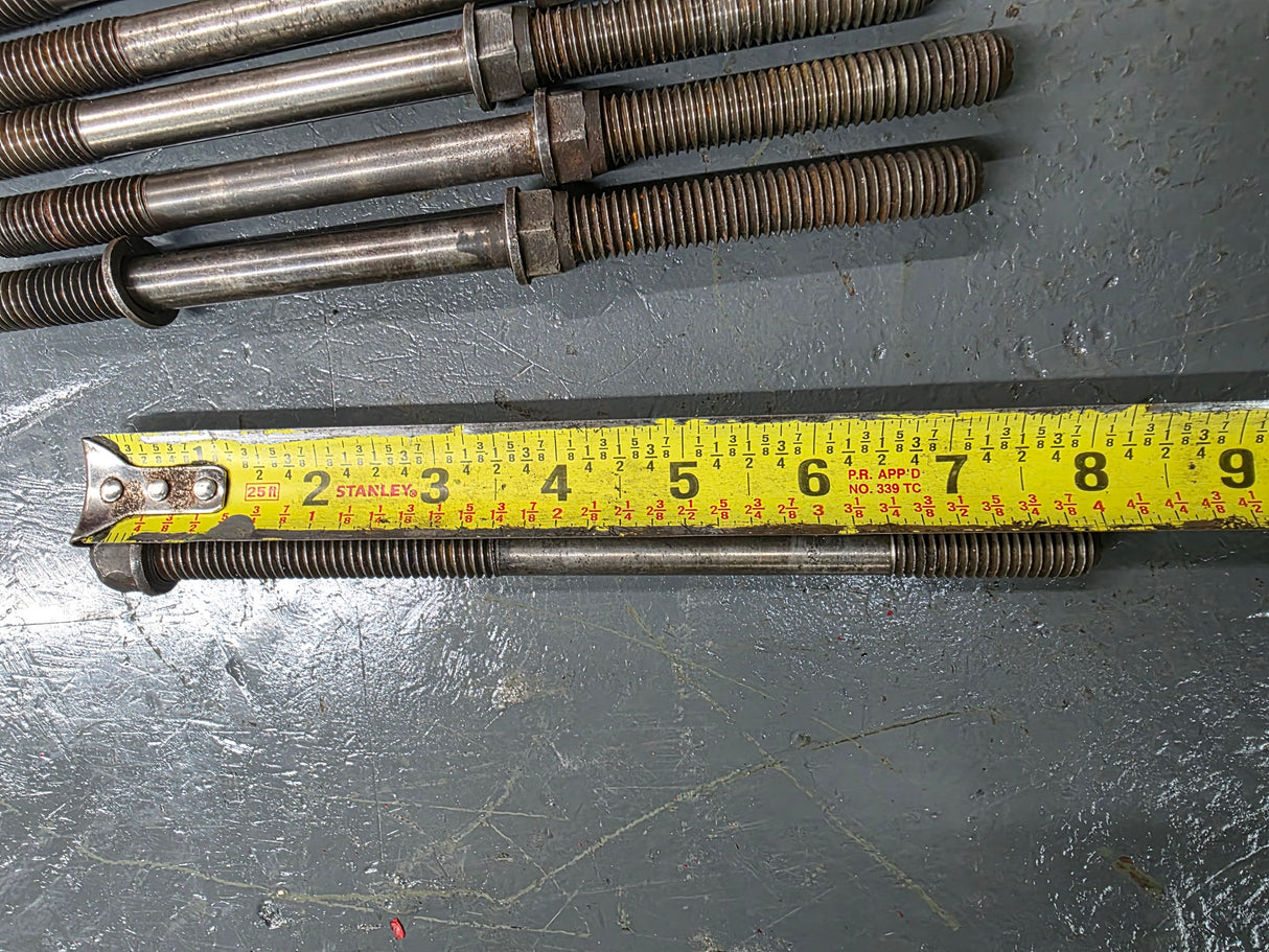 Cummins BigCam Engine (Jake) Brakes Stud Bolts w/ Washers Set of 18, M10-1.5, 6 - 8 1/8" , 12 - 7 1/8"