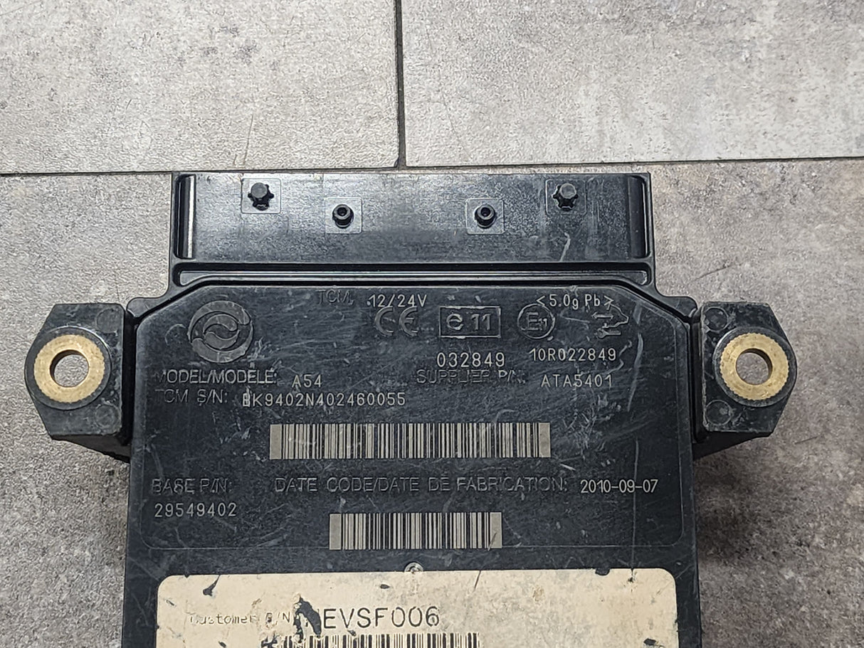 Allison, TCM Part # 29549402, Model No. A54, e11, 10R022849