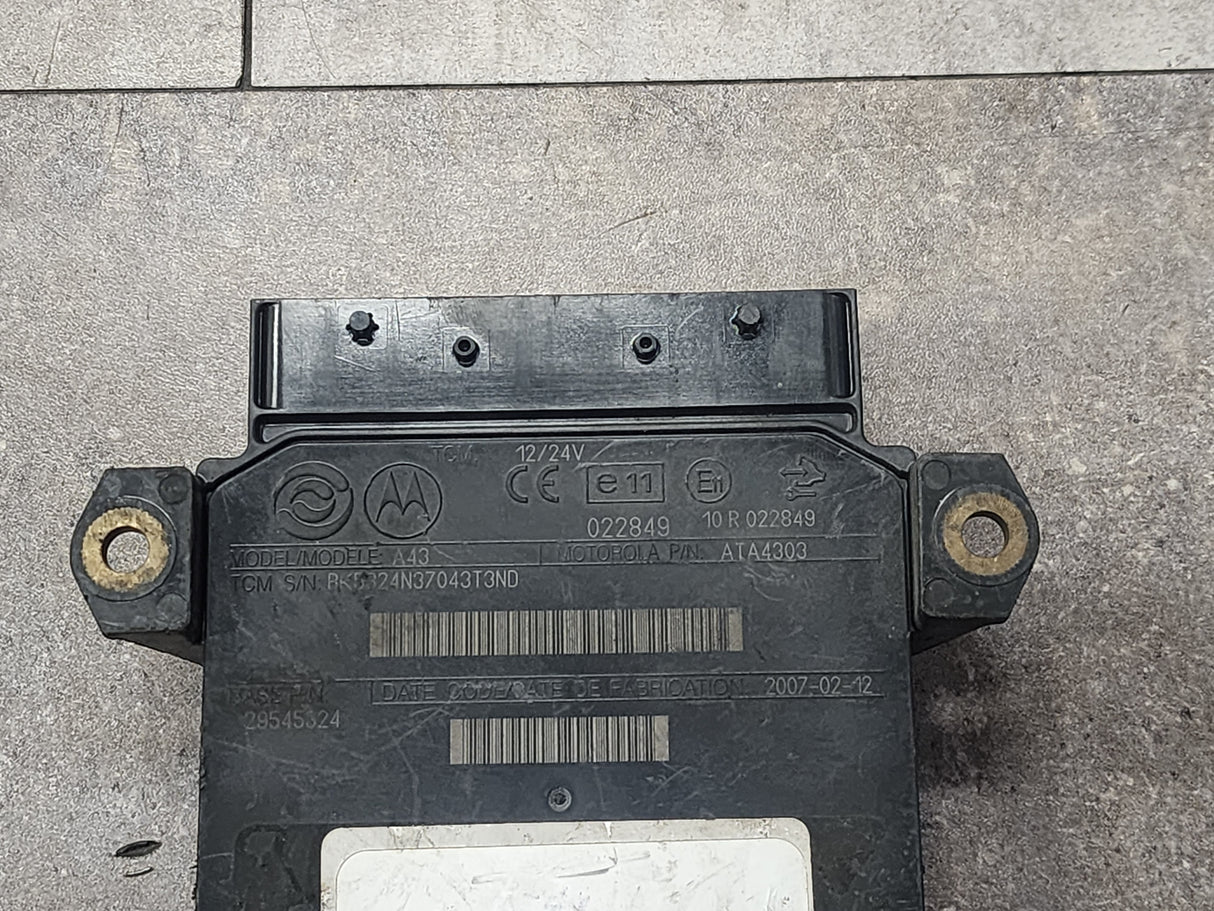 Allison, TCM Part # 29545324, Model No. A43, e11, 10R022849, Supplier P/N # ATA4303