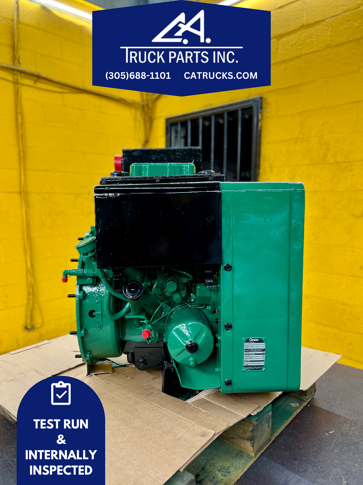 CUMMINS ONAN DJEM MS/4468A Diesel Engine, MILITARY