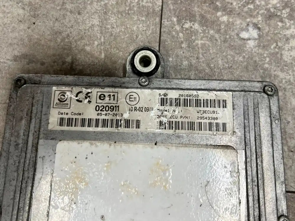 Allison 4500 ECM Part # 29543300, Model No.: WT3ECU912