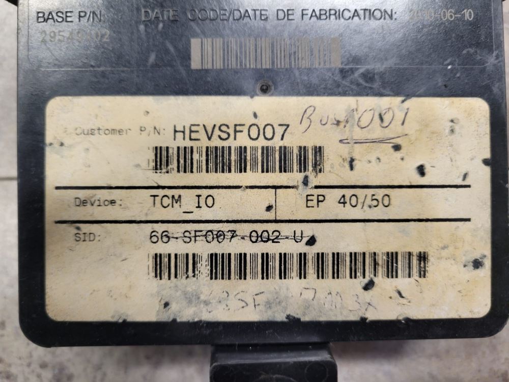 2010 Allison B500 TCM For Sale, Part # 29549402, Transmission Control Module