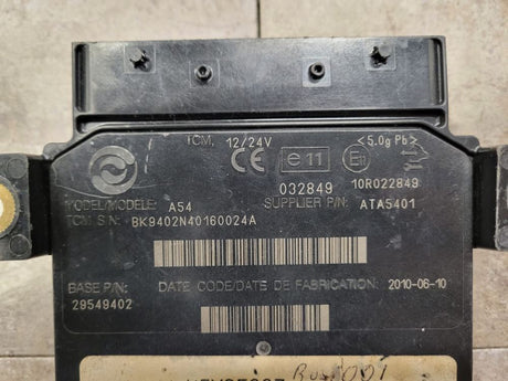 2010 Allison B500 TCM For Sale, Part # 29549402, Transmission Control Module