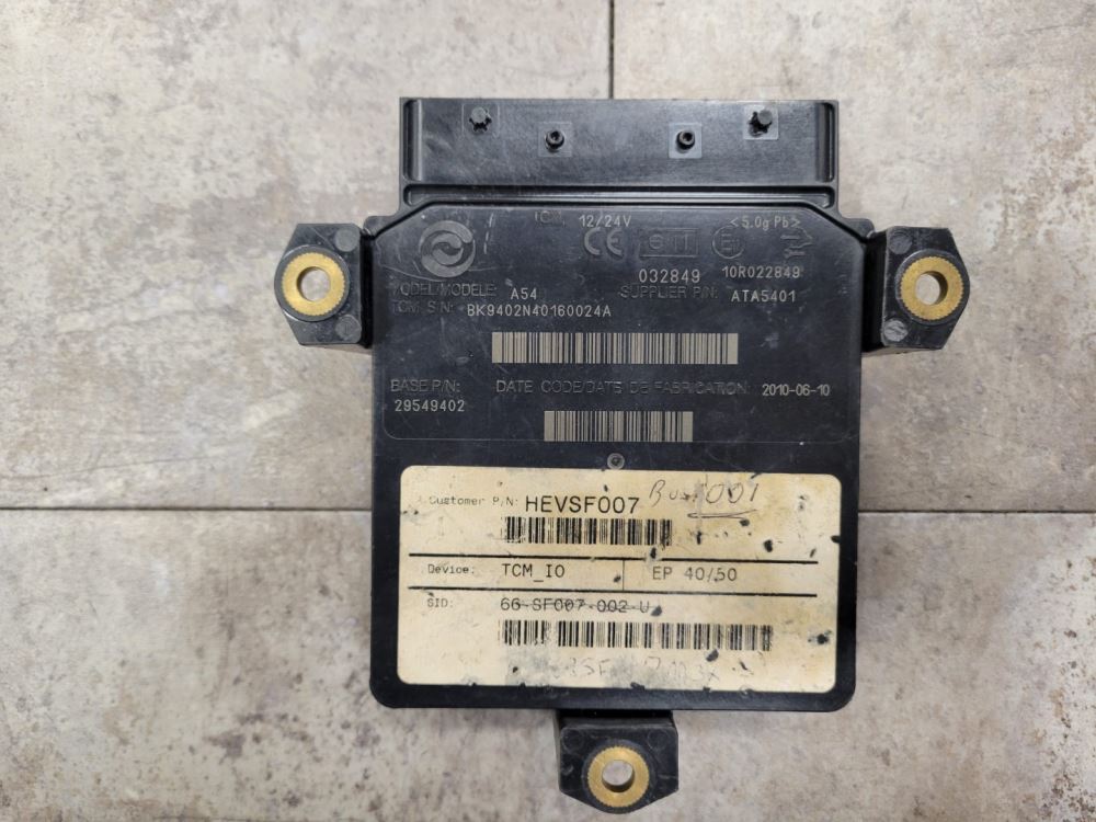 2010 Allison B500 TCM For Sale, Part # 29549402, Transmission Control Module