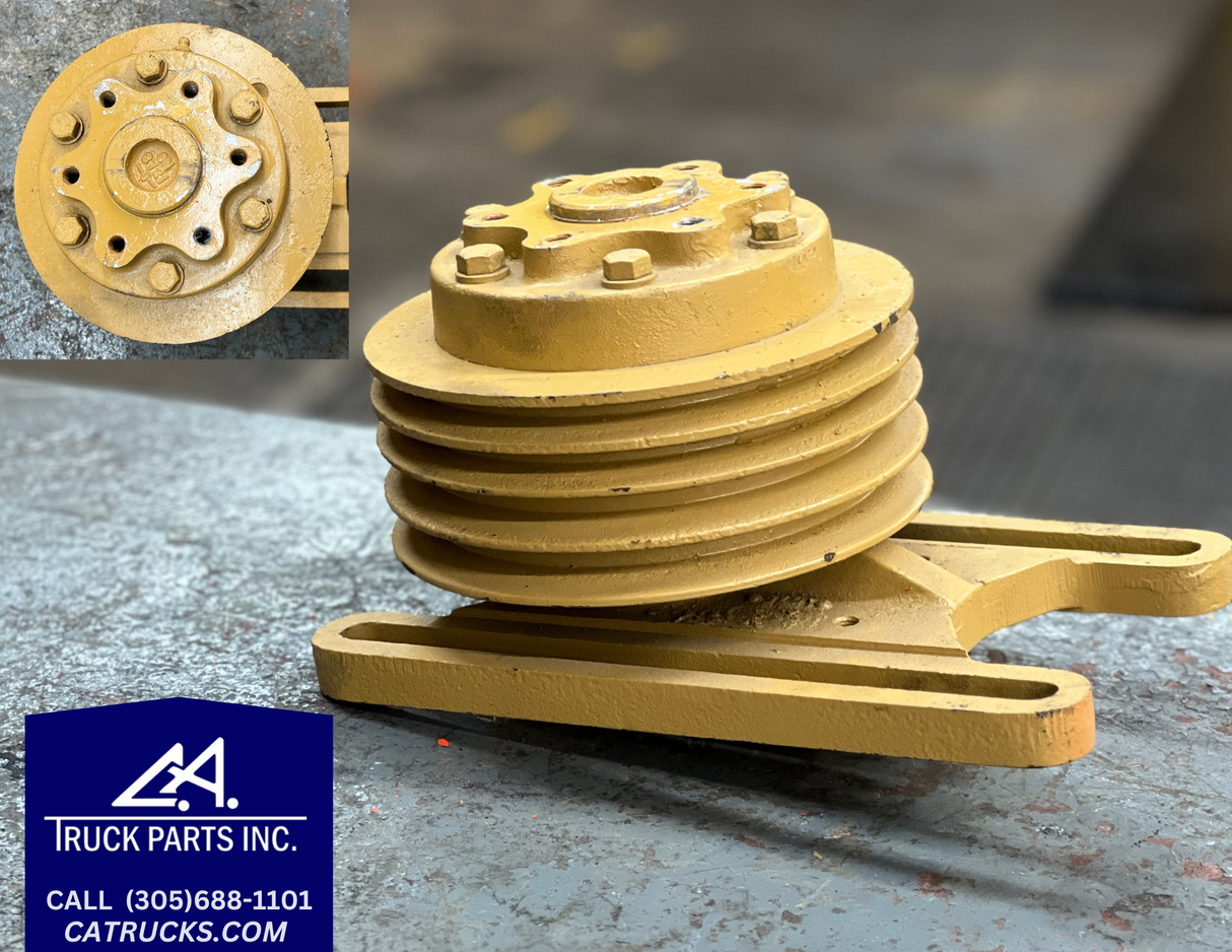 Caterpillar 3406B Fan Clutch Part # 9N3721, Pulley Part # 9N2108, Base Part # 9N2114