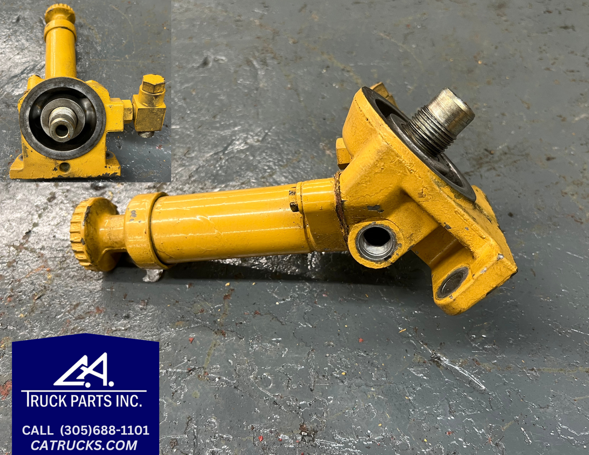 Caterpillar 3126 Engine Fuel Filter Base w/ Priming Pump 141-5138