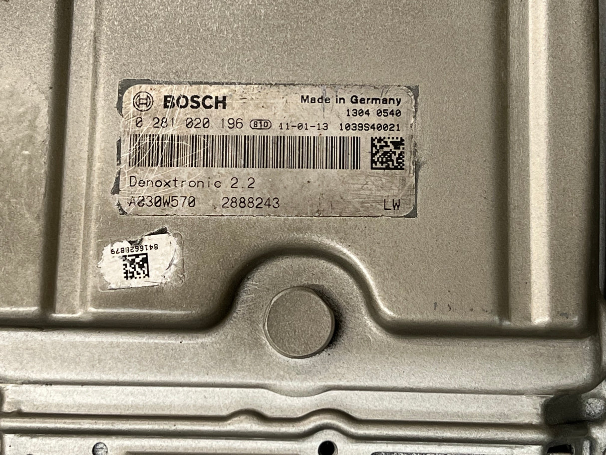 Cummins Electronic DPF Control Module Part # 2888243, Bosch Part # 0 281 020 196