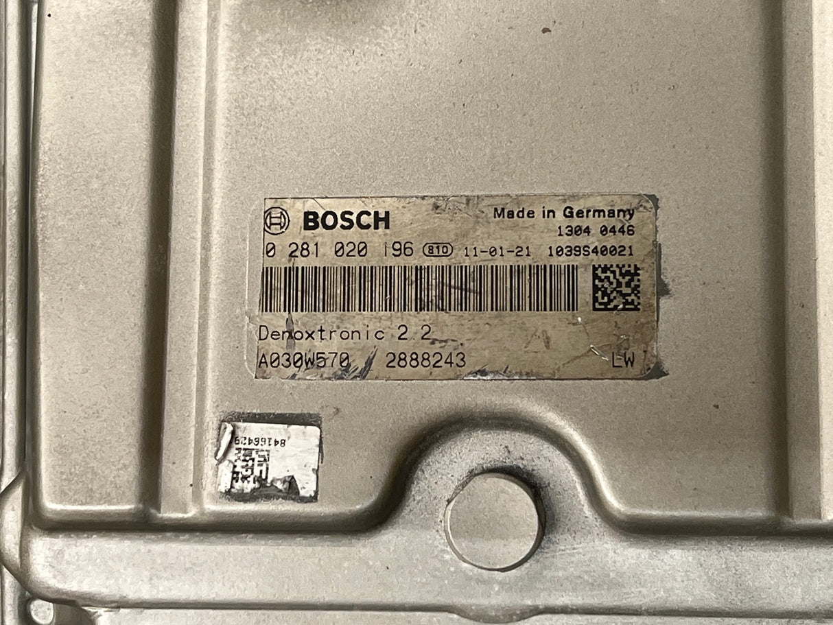 OEM Cummins Bosch Denoxtronic 2.2. DPF Control Unit OEM Part # 2888243, Bosch Part # 0 281 020 196