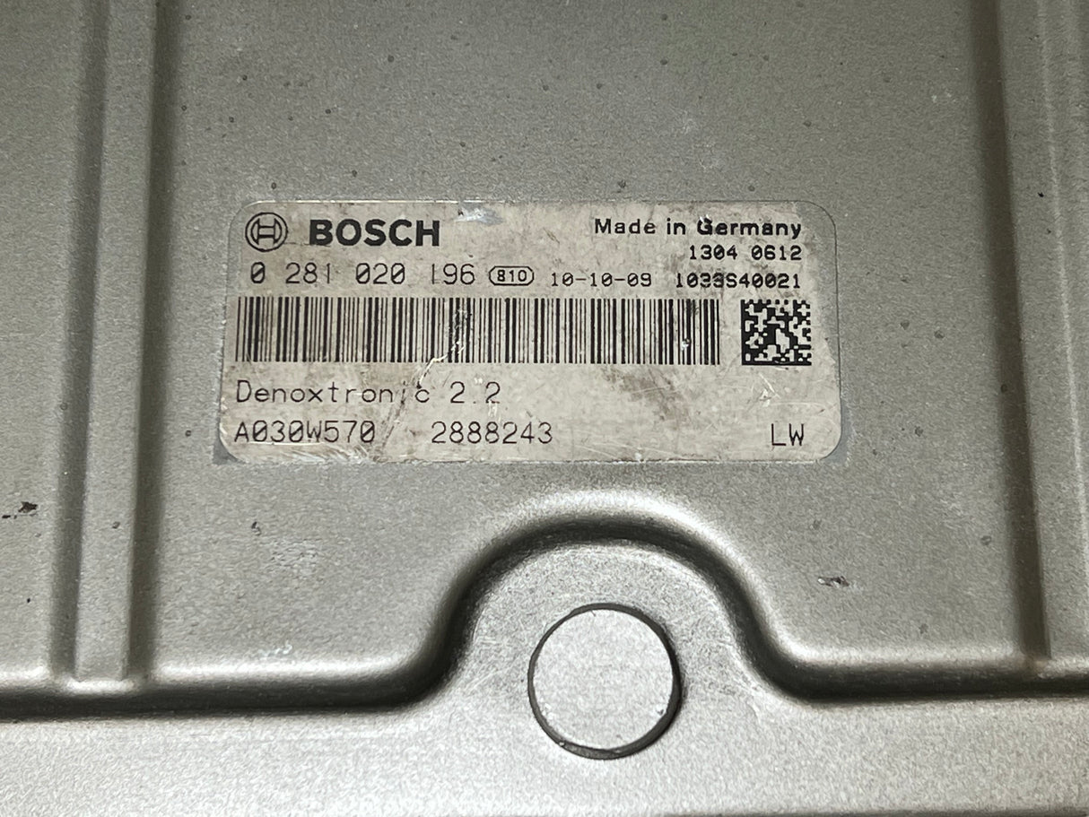 OEM Cummins Bosch Denoxtronic 2.2. DPF Control Unit OEM Part # 2888243, Bosch Part # 0 281 020 196