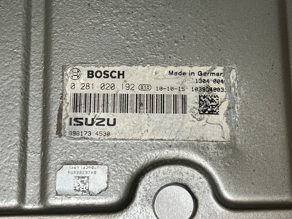 Isuzu Electronic DPF Control Module OEM Part # 898173-4530, Bosch Part # 0 281 020 192
