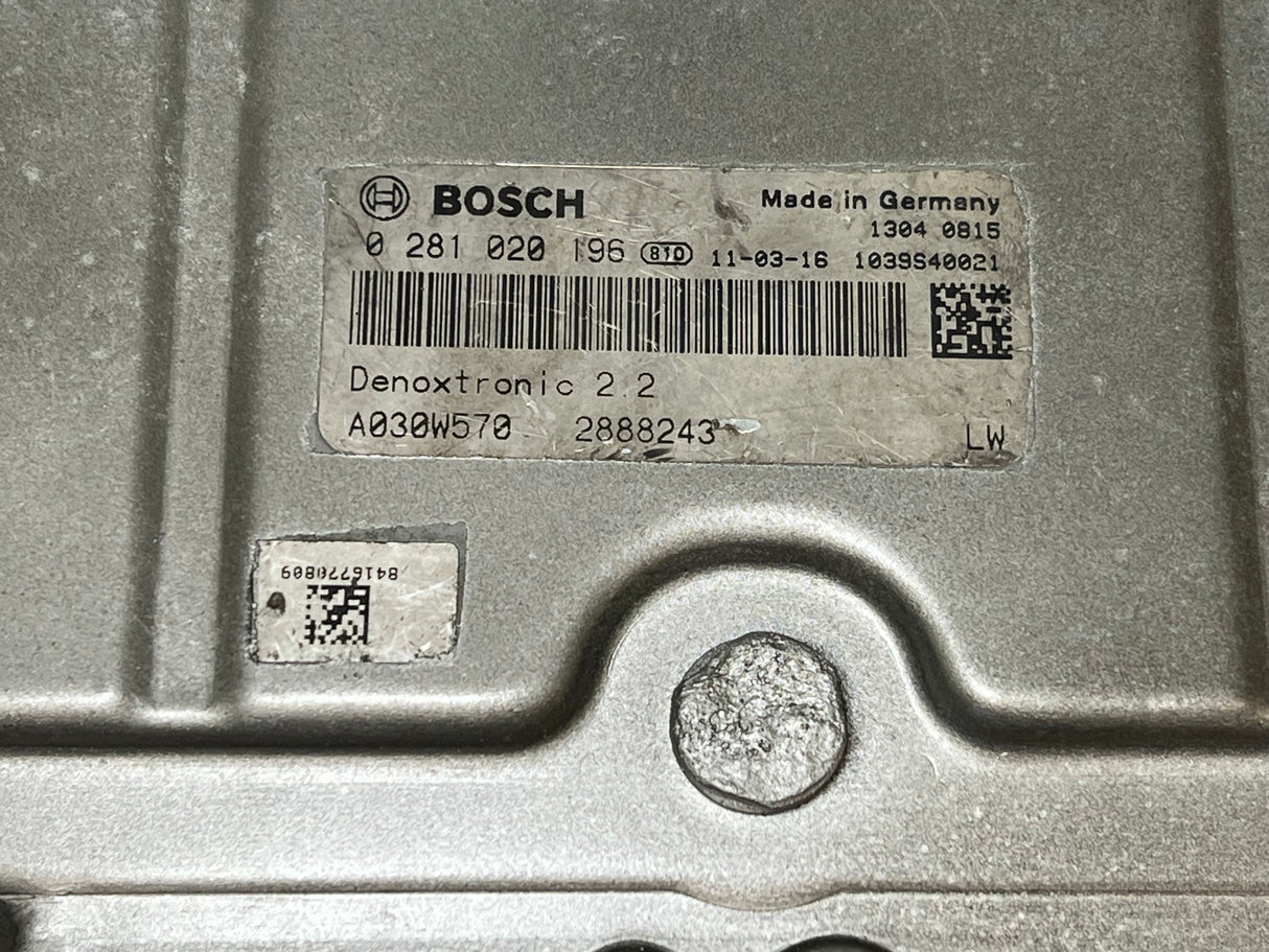 OEM Cummins Bosch Denoxtronic 2.2. DPF Control Unit OEM P/N 2888243, Bosch P/N 0 281 020 196