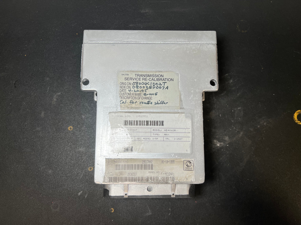 1995 Allison HD4060R Transmission Control Module (TCM) Part # 29517002