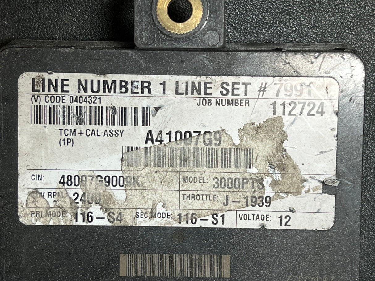 2008 Allison 3000PTS Transmission Control Module (TCM) Part # 29545322