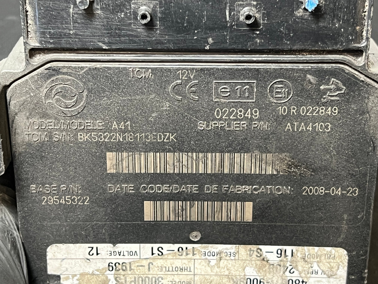 2008 Allison 3000PTS Transmission Control Module (TCM) Part # 29545322