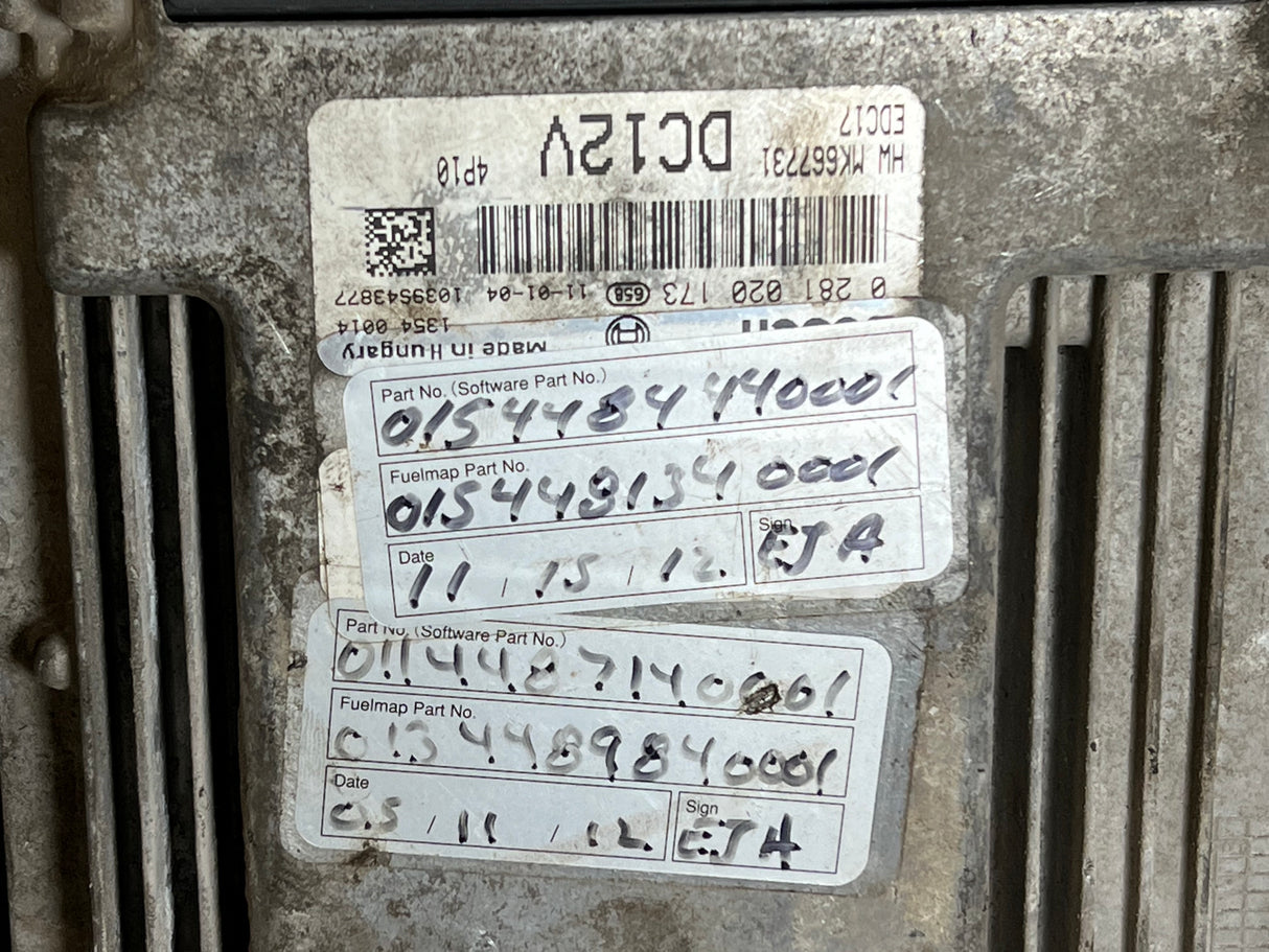 2004 Mitsubishi Fuso Engine Control Module (ECM) Part # MK667731, Bosch Part # 0 281 020 173