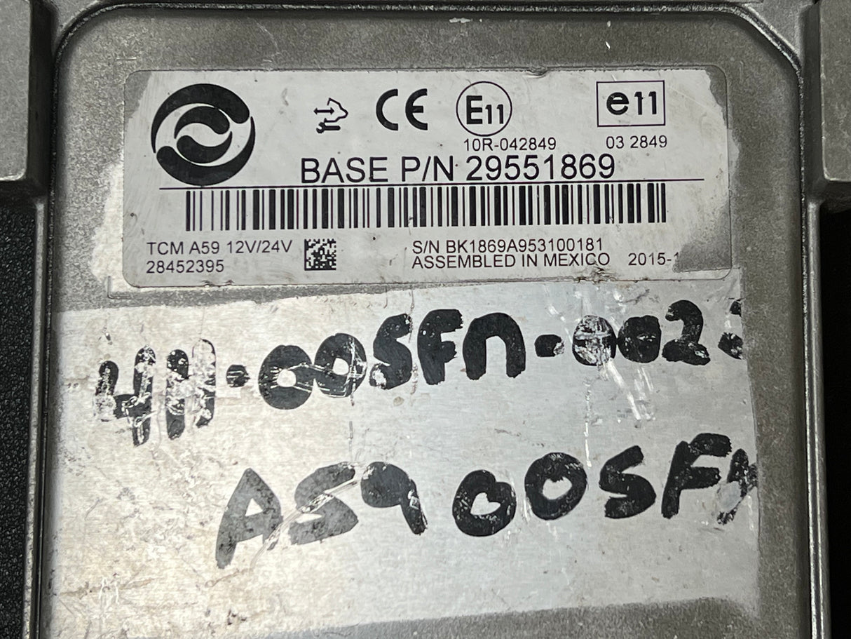 2015 Allison A59 Transmission Control Module (TCM) 29551869