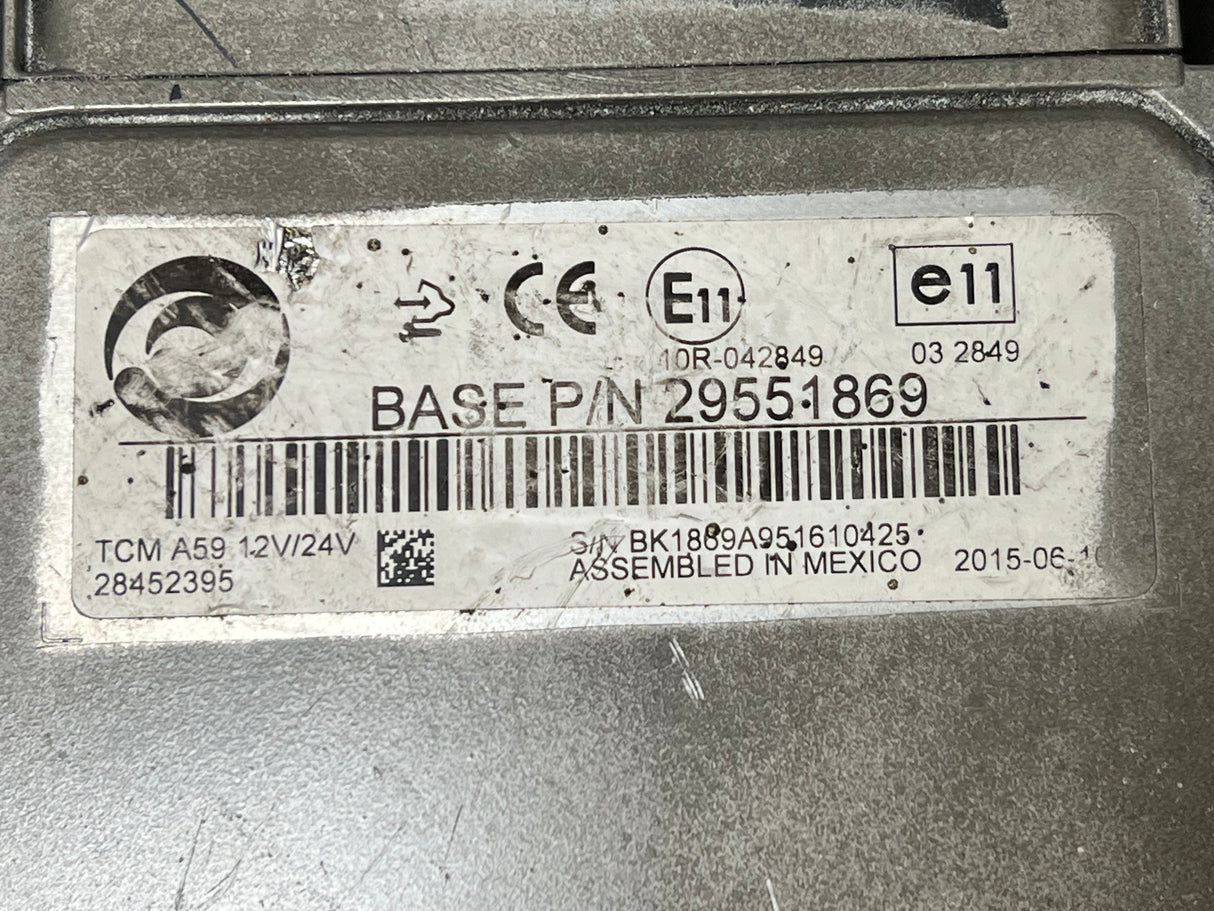 2015 Allison A59 Transmission Control Module (TCM) 29551869