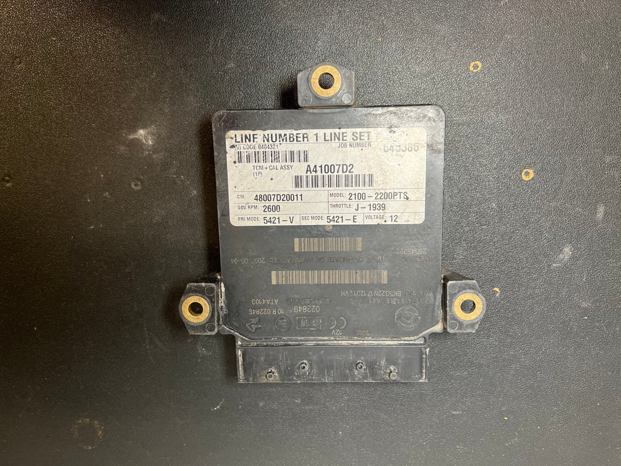 2007 Allison 2100-2200PTS Transmission Control Module (TCM) 29545322