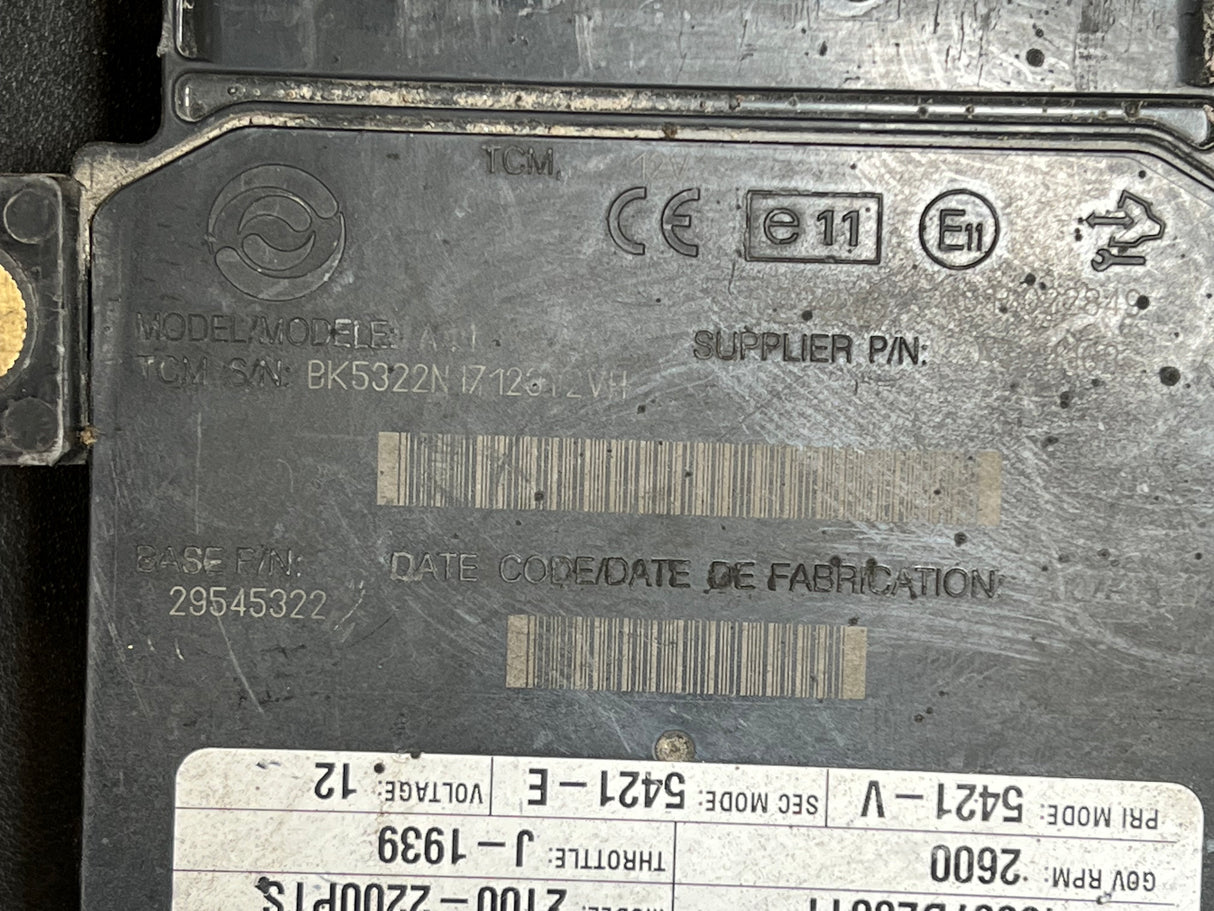 2007 Allison 2100-2200PTS Transmission Control Module (TCM) 29545322