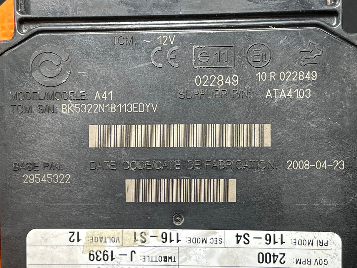 2008 Allison 3000PTS Transmission Control Module (TCM) 29545322