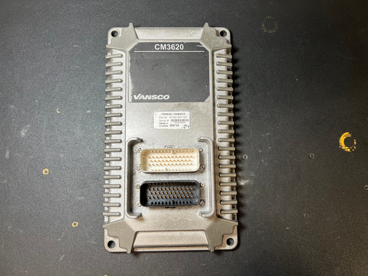 Vansco CM3620 Engine Computer Module (ECM) 080730, A1431001-001