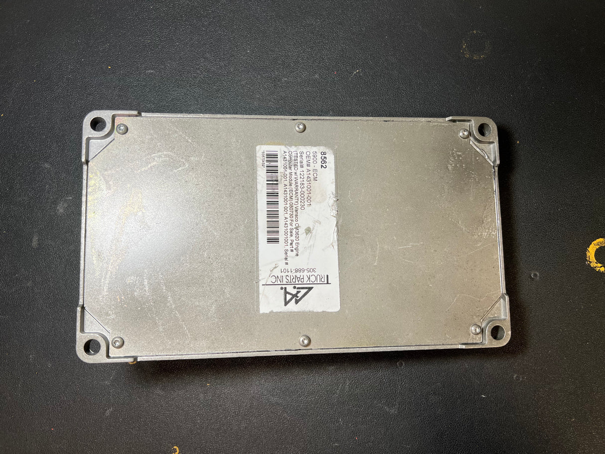 Vansco CM3620 Engine Computer Module (ECM) 080730, A1431001-001