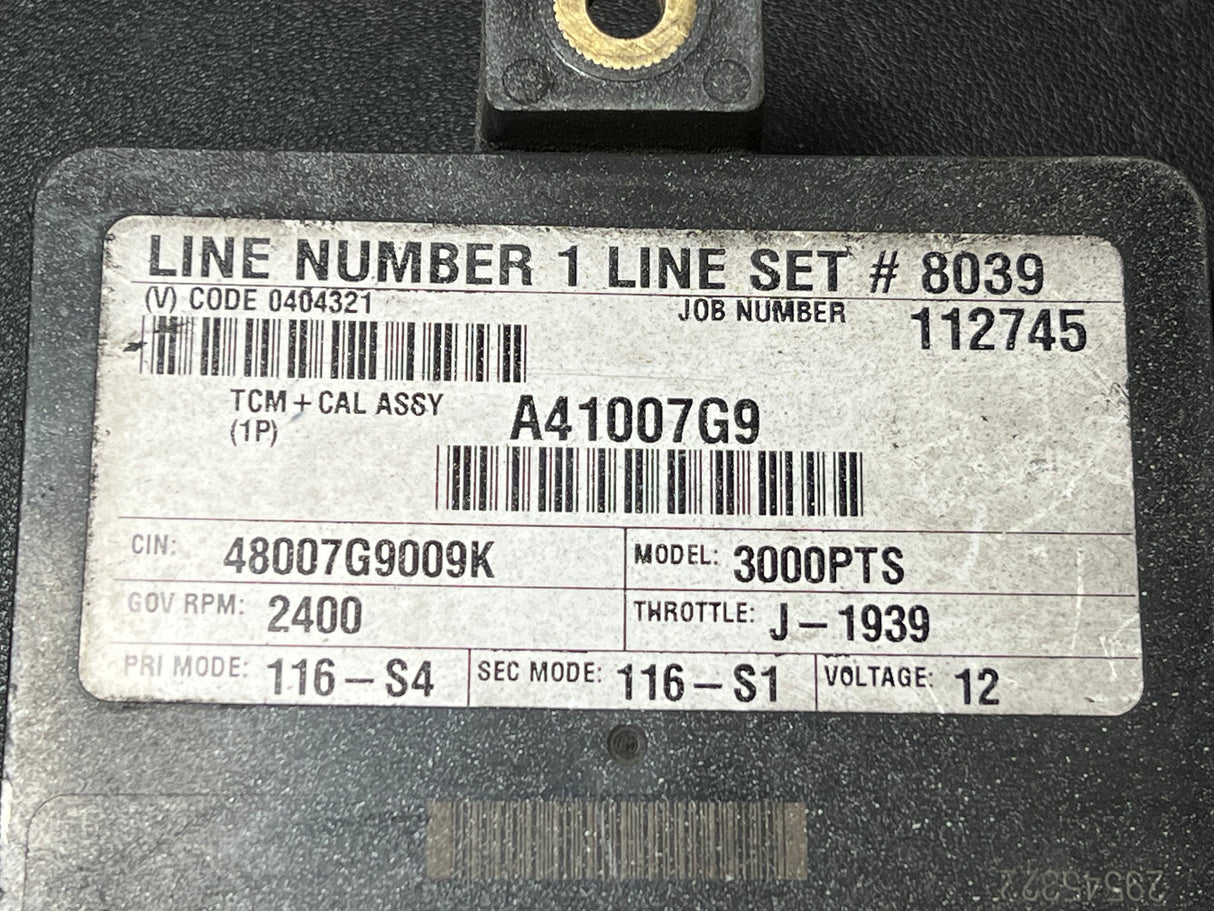 2008 Allison 3000PTS Transmission Control Module (TCM) 29545322